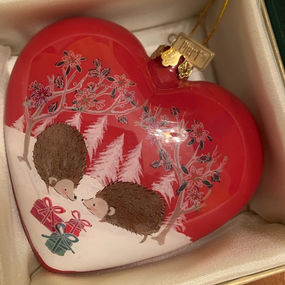 Pier 1 Holiday Pier Glass Christmas Hand Painted Ornaments Poshmark